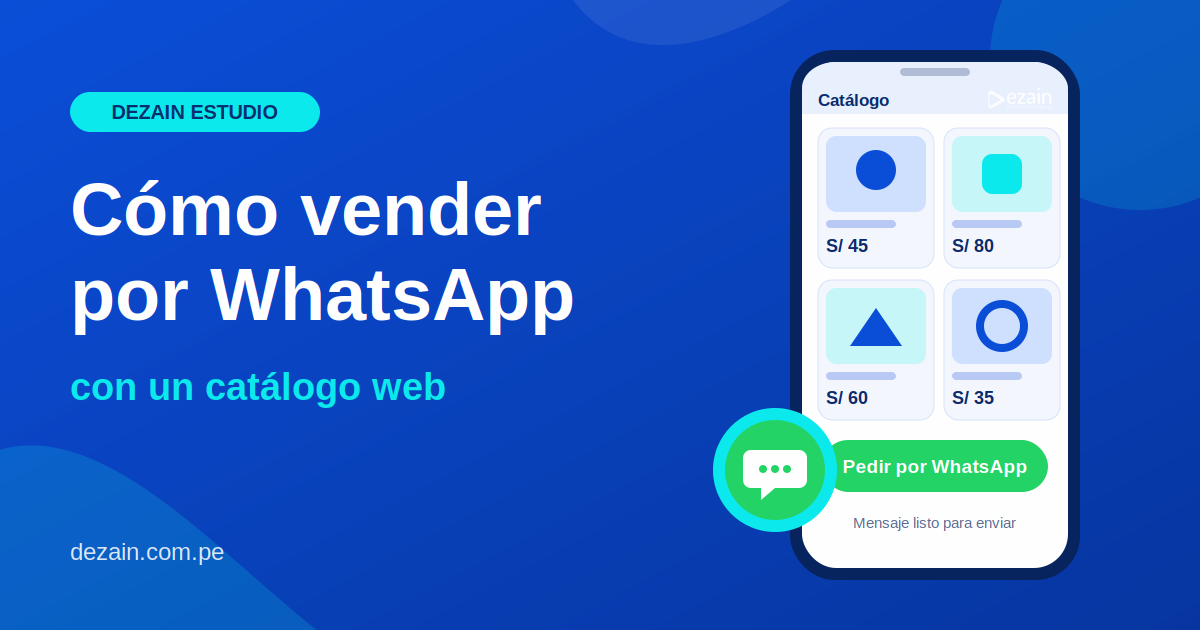 Catálogo web para vender por WhatsApp